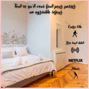Chambre Flowers Hypercentre Roubaix Calme Fibre